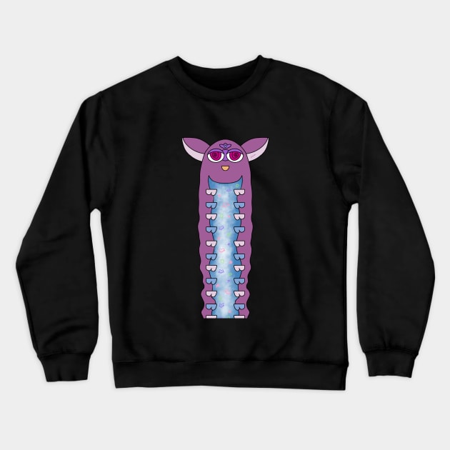 Space Furby Crewneck Sweatshirt by AlienClownThings